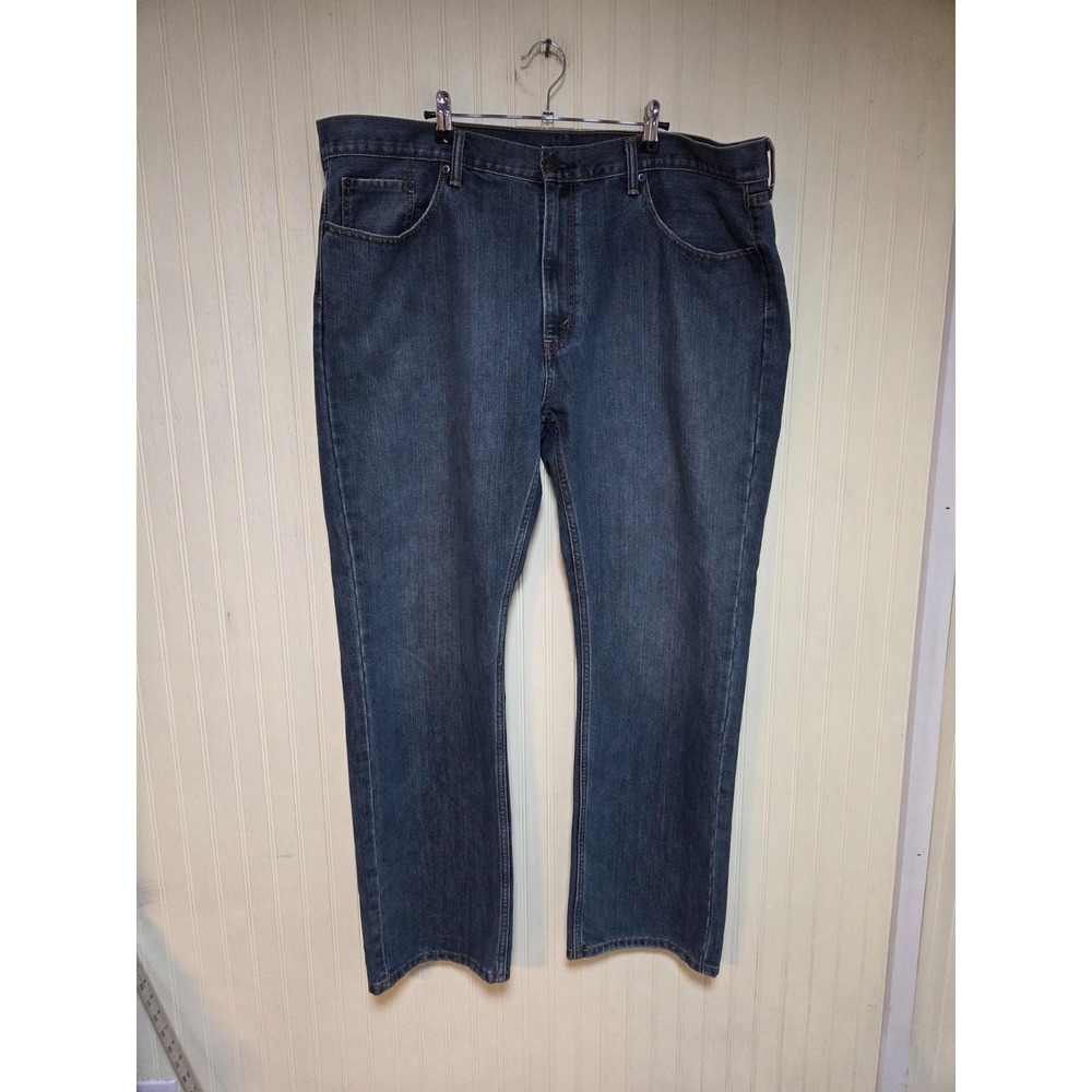 Levis 559 Jeans Mens 42x32 Blue Straight Fit Denim Low Rise Zip Fly Casual Pants